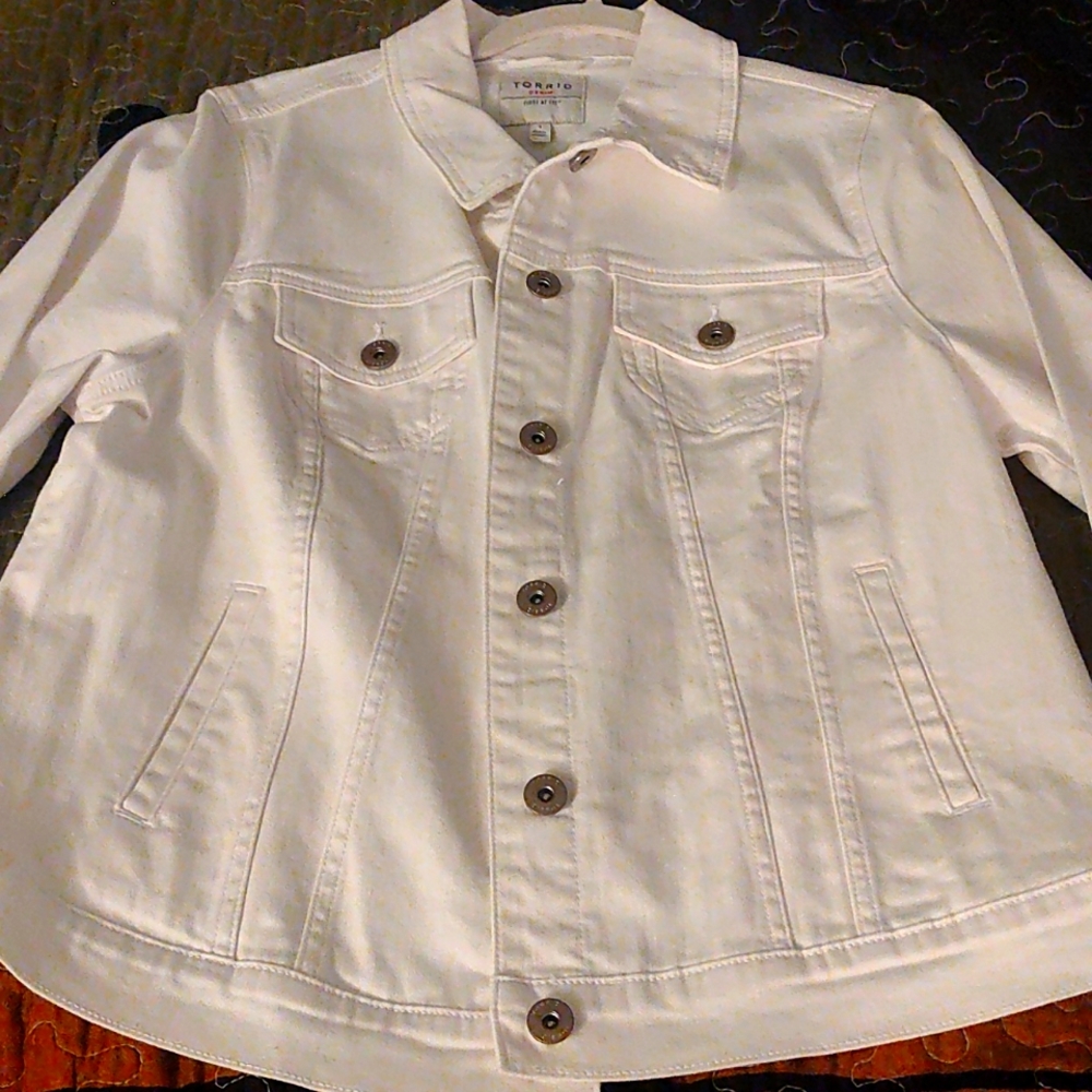 White Jean Jacket